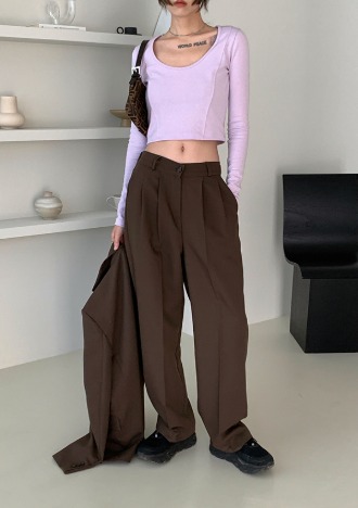 mov belt pants (3color)