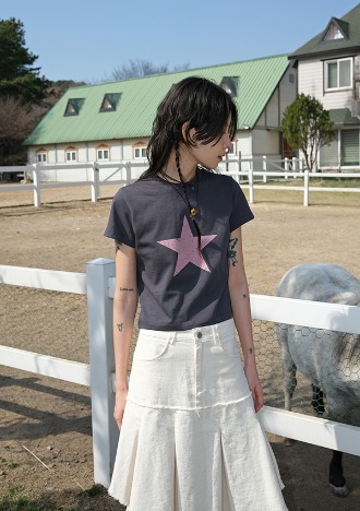 star short tee (4color)